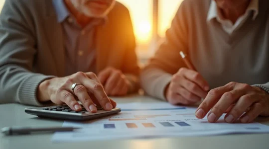 Illustration conceptuelle de l'optimisation fiscale avant la retraite