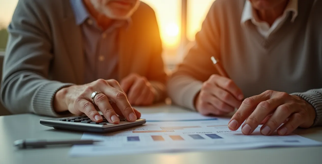 Illustration conceptuelle de l'optimisation fiscale avant la retraite